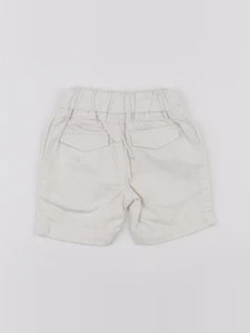 Petit Bateau - short blanc - 6 mois