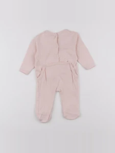 Vertbaudet - pyjama coton rose - 3 mois