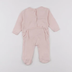 Vertbaudet - pyjama coton rose - 3 mois