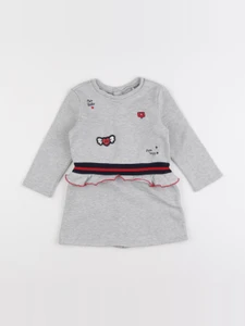 IKKS - robe gris - 2 ans