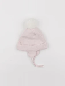 Vertbaudet - bonnet rose - 12/18 mois