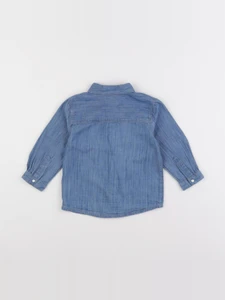 Boutchou - chemise bleu - 18 mois