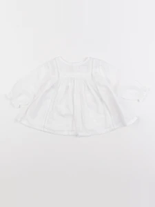 Boutchou - blouse blanc - 6 mois