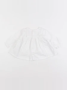 Boutchou - blouse blanc - 6 mois