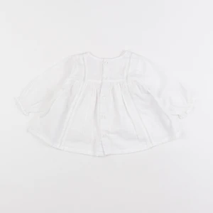 Boutchou - blouse blanc - 6 mois