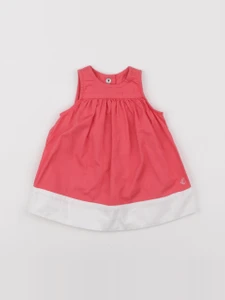 Petit Bateau - robe rose - 3 mois