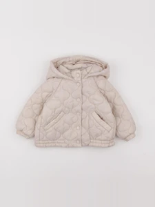 Zara - doudoune beige - 9/12 mois