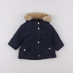Vertbaudet - manteau doublure amovible bleu - 6 mois
