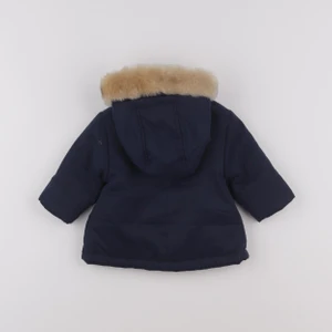 Vertbaudet - manteau doublure amovible bleu - 6 mois