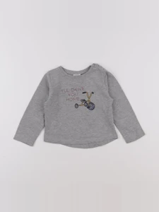 Tape à l'oeil - tee-shirt gris - 18 mois
