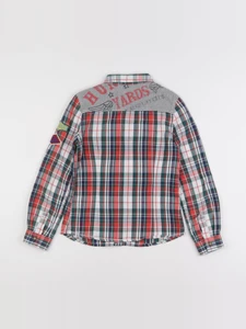 IKKS - chemise imprimé au dos rouge, blanc - 8 ans