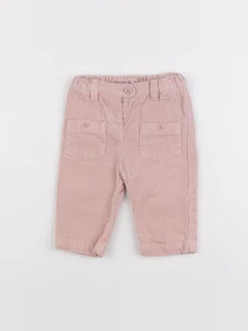 Petit Bateau - pantalon rose - 3 mois