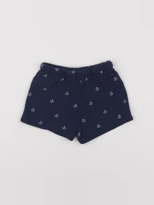 H&M - short bleu - 3/6 mois