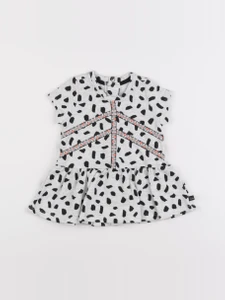 IKKS - robe gris, noir - 3 mois