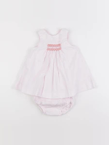 Jacadi - robe rose - 6 mois