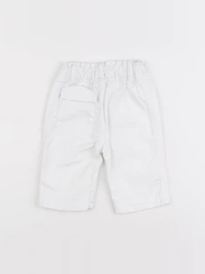 Petit Bateau - pantalon blanc - 3 mois