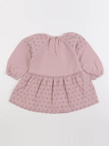 Zara - robe rose - 12/18 mois