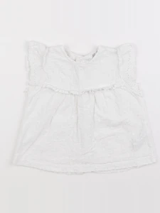 Zara - blouse blanc - 9/12 mois