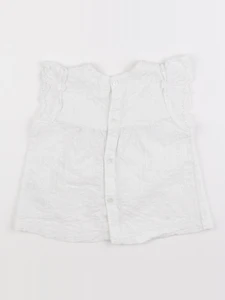 Zara - blouse blanc - 9/12 mois