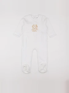 Vertbaudet - pyjama velours blanc - 2 ans