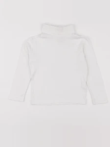 Monoprix - sous-pull blanc - 4 ans