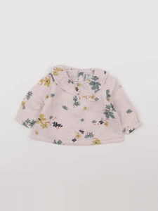 Petit Bateau - blouse rose - 6 mois