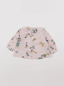 Petit Bateau - blouse rose - 6 mois