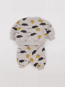 Mini Rodini - ensemble gris - 3/6 mois