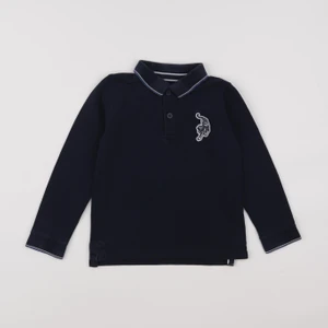 Monoprix - polo bleu - 6 ans