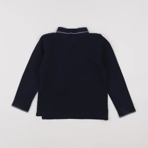 Monoprix - polo bleu - 6 ans