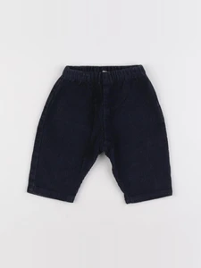 Petit Bateau - pantalon bleu - 6 mois