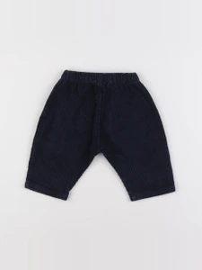 Petit Bateau - pantalon bleu - 6 mois