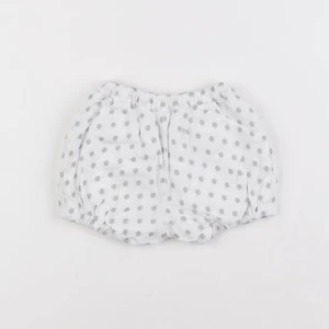 Jacadi - short blanc, gris - 1 mois