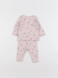 H&M - pyjama coton rose - 1 mois