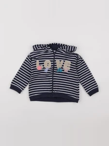 Zara - sweat bleu - 12/18 mois