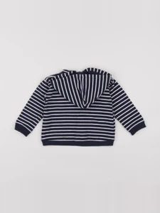 Zara - sweat bleu - 12/18 mois