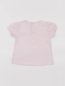 Carrément Beau - tee-shirt rose - 12 mois