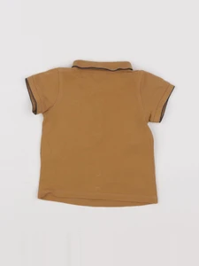 Tape à l'oeil - polo marron - 9 mois
