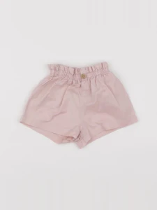 H&M - short rose - 6/9 mois