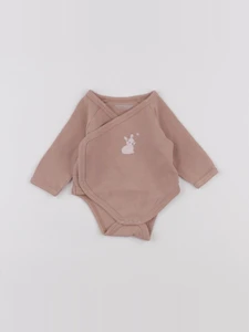 Vertbaudet - body rose - 1 mois