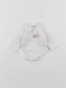 Vertbaudet - body blanc - 0 mois