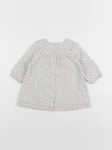 Tape à l'oeil - robe gris, or - 9 mois