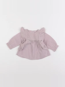 Vertbaudet - blouse rose - 3 mois