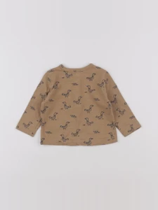 Boutchou - tee-shirt marron - 6 mois