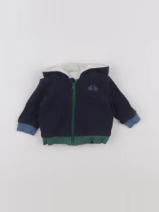 Boutchou - sweat bleu - 6 mois