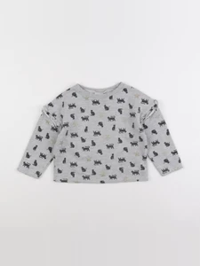 Tape à l'oeil - sweat gris - 3 ans