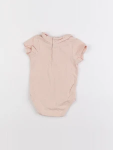 Vertbaudet - body à col rose - 3 mois