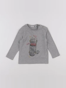 IKKS - tee-shirt gris - 2 ans