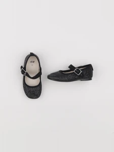 H&M - ballerines bleu, argent - pointure 22