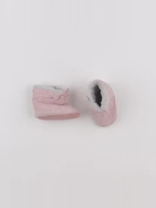 Tape à l'oeil - chaussons rose - 3/6 mois